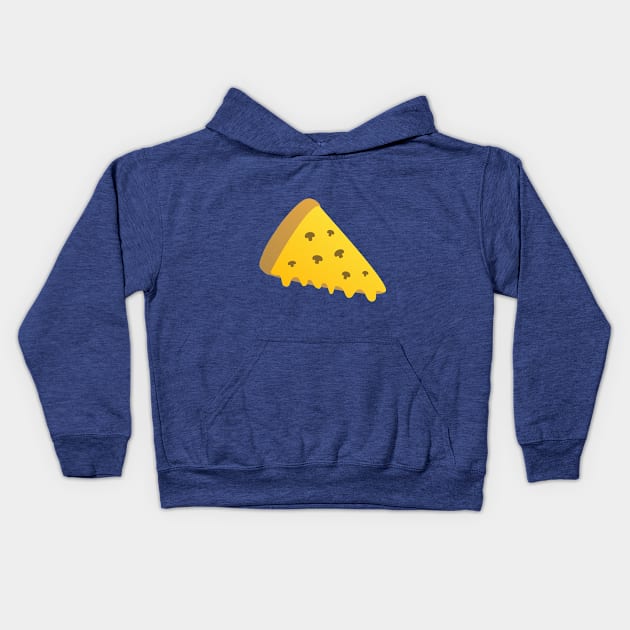 Cheesy Pizza Party Kids Hoodie by Ezzie